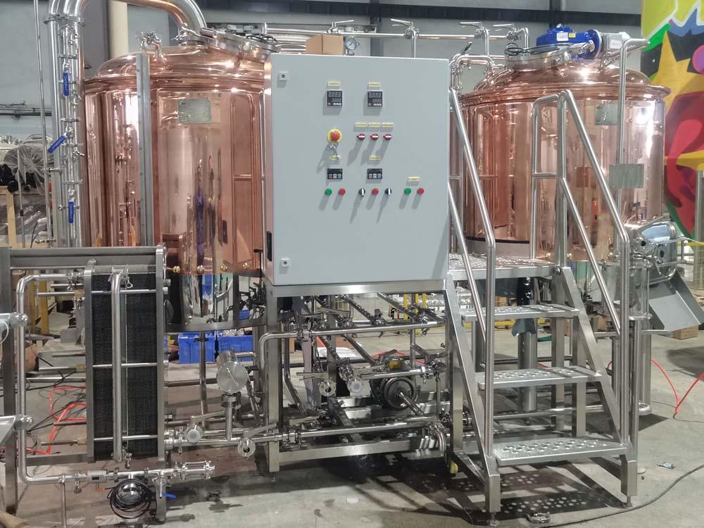 <b>1500L Copper brewhouse</b>